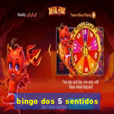 bingo dos 5 sentidos